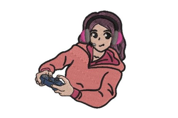 Animestyle Girl Gaming: A Merch Design Review