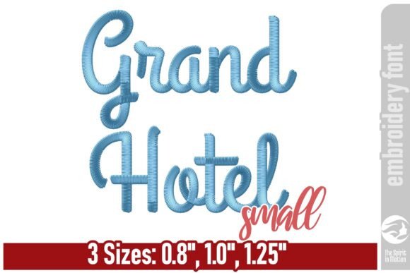 Grand Hotel Embroidery Font: A Designer's Review