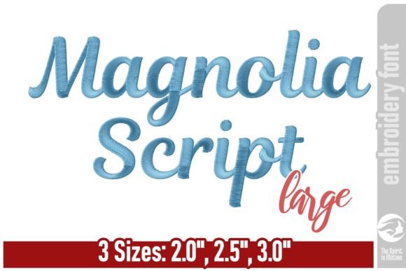 Magnolia Script Embroidery Font Review