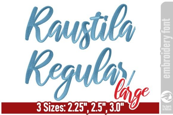 Raustila Embroidery Font: Elegant Branding