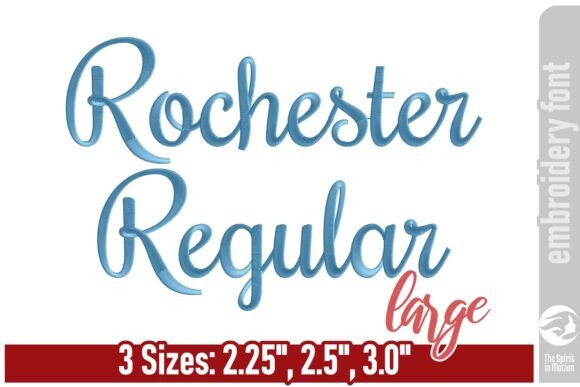 Rochester Embroidery Font: Boutique Sweatshirt Review