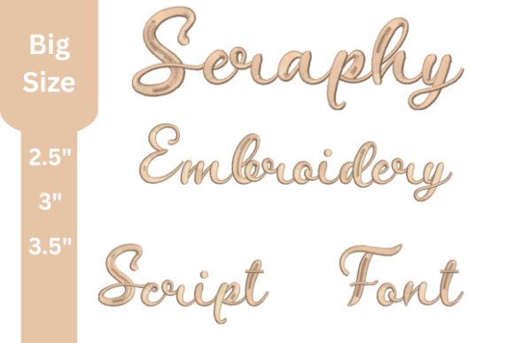 Seraphy Font Embroidery: A Seasonal Design Review